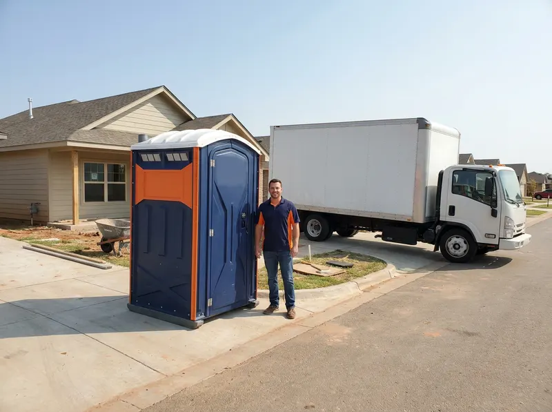 Construction Site Portable Toilet Rental in Oklahoma City, OK