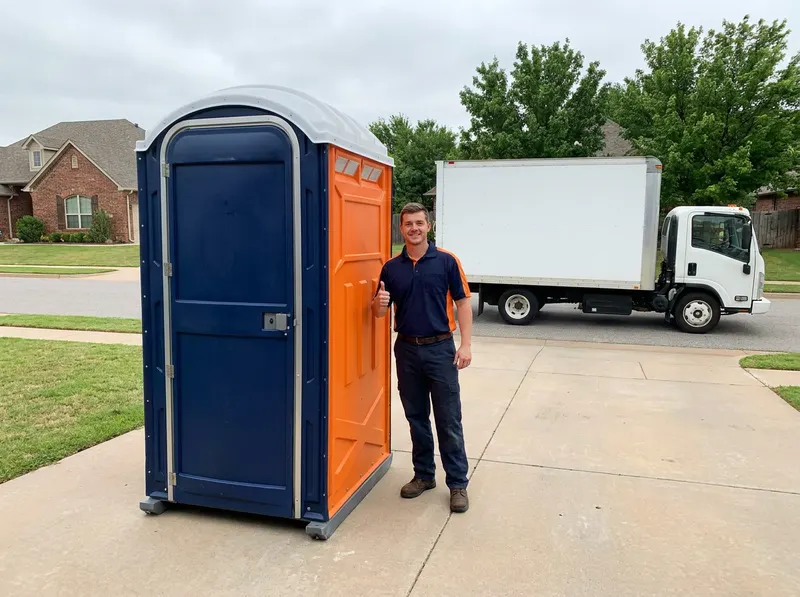 Deluxe Flushing Portable Toilet Rental in Oklahoma City, OK